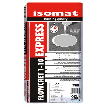 ISOMAT Flowcret 1-10 Express, Sneldrogende Egaline met Kunststof Harsen